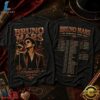 Bruno Mars The Romantic Tour 2026 Vintage Black 3D Shirt , Music Fans Shirt Bruno Mars The Romantic Tour 2026 Vintage Black 3D Shirt