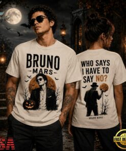 Bruno Mars x Jack O’Lantern Halloween 3D Shirt, Trending Music 3D Tee Bruno Mars X Jack O Lantern Halloween 3D Shirt
