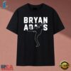 Bryan Adams Guitar Silhouette Graphic Vintage Rock T Shirt, Music 2D Graphic Tee Bryan Adams Guitar Silhouette Graphic Vintage Rock T Shirt
