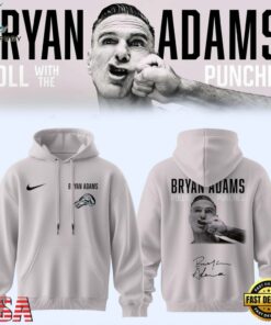 Bryan Adams Roll With The Punches Tour 2026 27 Limited Edition Signature Hoodie, Trending Music 3D Tee Bryan Adams Roll With The Punches Tour 2026 27 Limited Edition Signature Hoodie
