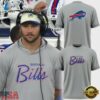 Buffalo Bills Grey Script Logo 2026 T Shirt, Viral 3D Graphic Tee Buffalo Bills Grey Script Logo 2026 T Shirt