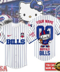 Buffalo Bills NFL Kitty Game Day Custom Baseball Jersey Shirt , NFL Baseball Shirt Buffalo Bills Nfl Kitty Game Day Custom Baseball Jersey Shirt