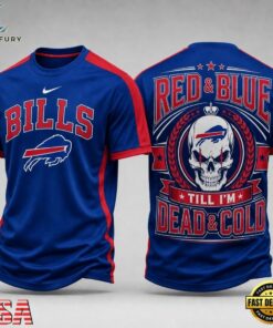 Buffalo Bills NFL Till I’m Dead Forever Skull Fan Pride 3D Shirt, Sports Fans 3D Shirt Buffalo Bills Nfl Till I M Dead Forever Skull Fan Pride 3D Shirt