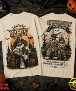 Bugs Bunny Outkast Southern Ghost Style Halloween 3D Shirt, Trending Music 3D Tee Bugs Bunny Outkast Southern Ghost Style Halloween 3D Shirt