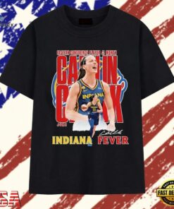 Caitlin Clark Indiana Fever Eastern Conference Player of the Month Signature T Shirt, Trendy 2D Print Shirt Caitlin Clark Indiana Fever Eastern Conference Player OF The Month Signature T Shirt