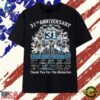 Carolina Panthers 31st Anniversary 1995 2026 Legends Signatures T Shirt, Trendy 2D Print Shirt Carolina Panthers 31st Anniversary 1995 2026 Legends Signatures T Shirt