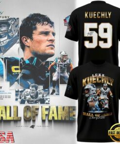 Carolina Panthers Luke Kuechly Hall of Fame Class of 2026 Collage T Shirt , Music Design T Shirt Carolina Panthers Luke Kuechly Hall OF Fame Class OF 2026 Collage T Shirt