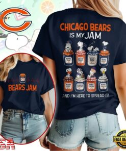 Chicago Bears NFL Jam Snoopy Peanuts Football Fan 3D Shirt, Sports Fans 3D Shirt Chicago Bears Nfl Jam Snoopy Peanuts Football Fan 3D Shirt