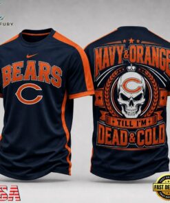 Chicago Bears NFL Till I’m Dead Forever Skull Fan Pride 3D Shirt, Sports Fans 3D Shirt Chicago Bears Nfl Till I M Dead Forever Skull Fan Pride 3D Shirt
