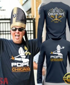 Chicago White Sox Chicago Pope 2026 Limited Edition Long Sleeve Shirt, Viral 3D Graphic Tee Chicago White Sox Chicago Pope 2026 Limited Edition Long Sleeve Shirt