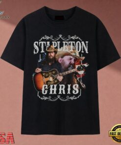 Chris Stapleton Vintage Country Rock Graphic T Shirt, Music 2D Graphic Tee Chris Stapleton Vintage Country Rock Graphic T Shirt