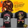 Chris Stapleton x Atlanta Falcons Mascot All American Road Show 2026 Black T Shirt, Trending Music 3D Tee Chris Stapleton X Atlanta Falcons Mascot All American Road Show 2026 Black T Shirt
