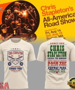 Chris Stapleton x Fenway Park All American Road Show 2026 Spceical New 3D Shirt , Trending Music 3D Tee Chris Stapleton X Fenway Park All American Road Show 2026 Spceical New 3D Shirt