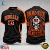 Cincinnati Bengals NFL Till I’m Dead Forever Skull Fan Pride 3D Shirt, Sports Fans 3D Shirt Cincinnati Bengals Nfl Till I M Dead Forever Skull Fan Pride 3D Shirt