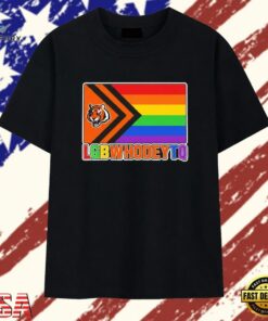 Cincinnati Bengals pride flag LGBWhodeyTQ T Shirt , Trendy 2D Print Shirt Cincinnati Bengals Pride Flag Lgbwhodeytq T Shirt