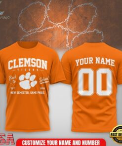Clemson Tigers NCAA Campus Pride Back to School 2026 Personalized 3D Shirt , NCAA 3D Graphic Tee Clemson Tigers Ncaa Campus Pride Back TO School 2026 Personalized 3D Shirt
