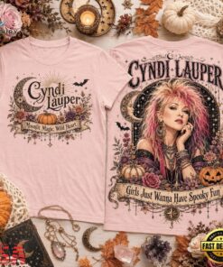 Cyndi Lauper Crystal Coven Pumpkin Collector 3D Shirt, Trending Music 3D Tee Cyndi Lauper Crystal Coven Pumpkin Collector 3D Shirt