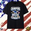 Dallas Cowboys Five Time Champions Super Bowl Legacy T Shirt , Trendy 2D Print Shirt Dallas Cowboys Five Time Champions Super Bowl Legacy T Shirt