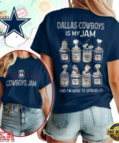 Dallas Cowboys NFL Jam Snoopy Peanuts Football Fan 3D Shirt, Sports Fans 3D Shirt Dallas Cowboys Nfl Jam Snoopy Peanuts Football Fan 3D Shirt