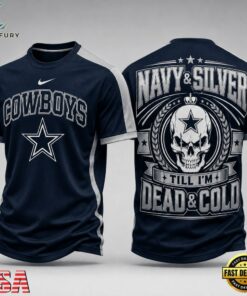 Dallas Cowboys NFL Till I’m Dead Forever Skull Fan Pride 3D Shirt, Sports Fans 3D Shirt Dallas Cowboys Nfl Till I M Dead Forever Skull Fan Pride 3D Shirt