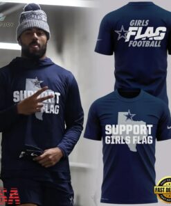 Dallas Cowboys Support Girls Flag Limited Edition T Shirt, Viral 3D Graphic Tee Dallas Cowboys Support Girls Flag Limited Edition T Shirt