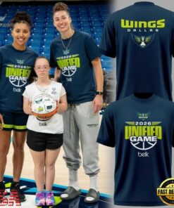 Dallas Wings 2026 Unified Game T Shirt , Viral 3D Graphic Tee Dallas Wings 2026 Unified Game T Shirt