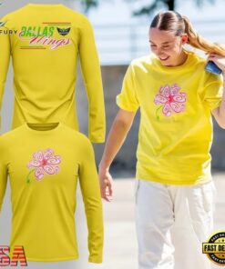 Dallas Wings S Flower 2026 Limited Edition Long Sleeve Shirt , Viral 3D Graphic Tee Dallas Wings S Flower 2026 Limited Edition Long Sleeve Shirt