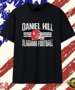 Daniel Hill Alabama football distressed number 4 T Shirt , Trendy 2D Print Shirt Daniel Hill Alabama Football Distressed Number 4 T Shirt