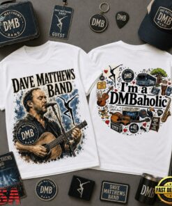 Dave Matthews Band I’m a DMBaholic Vintage 3D Shirt , Music Fans Shirt Dave Matthews Band I M A Dmbaholic Vintage 3D Shirt