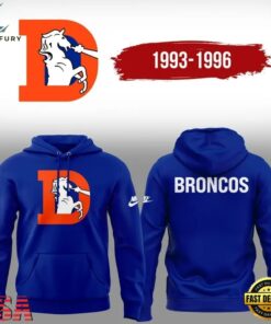 Denver Broncos Throwback 1993 Limited Edition Hoodie Shirt, Viral 3D Graphic Tee Denver Broncos Throwback 1993 Limited Edition Hoodie Shirt
