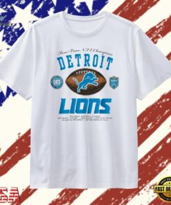 Detroit Lions four time NFL champions one pride T Shirt, Trendy 2D Print Shirt Detroit Lions Four Time Nfl Champions One Pride T Shirt