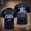 Detroit Lions NFL Honoring 25 Years Remembering September 11 T Shirt, Sports Fans 3D Shirt 2 Detroit Lions NFL Honoring 25 Years Remembering September 11 T Shirt, Sports Fans 3D Shirt Detroit Lions Nfl Honoring 25 Years Remembering September 11 T Shirt
