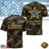 Detroit Lions NFL Veterans US Army Camo New Design 3D Shirt , Sports Fans 3D Shirt Detroit Lions Nfl Veterans US Army Camo New Design 3D Shirt