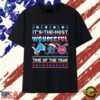 Detroit Sports Teams Logo Its The Most Wonderful Time Of The Year Christmas T Shirt , Trendy 2D Print Shirt 3 Detroit Sports Teams Logo Its The Most Wonderful Time Of The Year Christmas T Shirt , Trendy 2D Print Shirt Detroit Sports Teams Logo Its The Most Wonderful Time OF The Year Christmas T Shirt