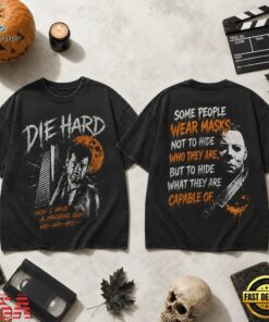 Die Hard Halloween Masks Hide What You’re Capable Of 3D Shirt , Music Fans Shirt Die Hard Halloween Masks Hide What You RE Capable OF 3D Shirt