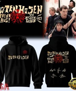 Die Toten Hosen Trink Aus Wir Müssen Gehen Tour 2026 27 Black 3D Hoodie , Music Fans Shirt Die Toten Hosen Trink Aus Wir Mussen Gehen Tour 2026 27 Black 3D Hoodie