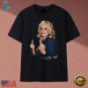 Dolly Parton Middle Finger Vintage Retro Graphic T Shirt, Music 2D Graphic Tee Dolly Parton Middle Finger Vintage Retro Graphic T Shirt
