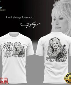 Dolly Parton Rest In peace 1946 2026 White T Shirt, Trending Music 3D Tee Dolly Parton Rest IN Peace 1946 2026 White T Shirt