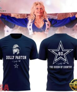 Dolly Parton The Queen of Country x Dallas Cowboys T Shirt, Trending Music 3D Tee Dolly Parton The Queen OF Country X Dallas Cowboys T Shirt