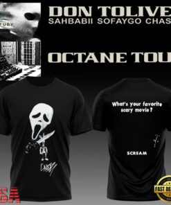 Don Toliver Octane Tour Signed 2026 Black 3D Shirt, Trending Music 3D Tee Don Toliver Octane Tour Signed 2026 Black 3D Shirt