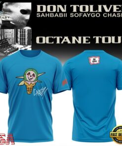 Don Toliver Octane Tour Signed 2026 Blue T Shirt, Trending Music 3D Tee Don Toliver Octane Tour Signed 2026 Blue T Shirt