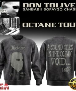 Don Toliver Octane Tour Signed 2026 Sweatshirt, Trending Music 3D Tee Don Toliver Octane Tour Signed 2026 Sweatshirt