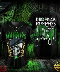 Dropkick Murphys Music Love Fan Personalized Baseball Jersey , Music Artist Baseball Jersey Dropkick Murphys Music Love Fan Personalized Baseball Jersey