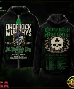 Dropkick Murphys St. Patrick’s Day It’s So Lonely Hoodie , Trending Music 3D Tee Dropkick Murphys ST Patrick S Day IT S SO Lonely Hoodie