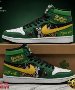 Dropkick Murphys Turn Up That Dial Rock Time Air Jordan 1 Shoes , Music AJ1 Sneakers Dropkick Murphys Turn UP That Dial Rock Time Air Jordan 1 Shoes