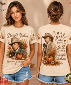Dwight Yoakam Autumn Leaves Pumpkin Graphic Unisex 3D Shirt , Music Design T Shirt Dwight Yoakam Autumn Leaves Pumpkin Graphic Unisex 3D Shirt