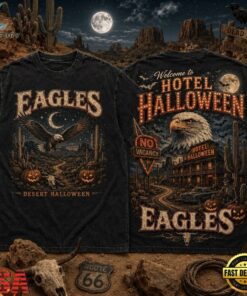 Eagles Welcome to Hotel Halloween T Shirt, Desert Halloween 3D Shirt , Trending Music 3D Tee Eagles Welcome TO Hotel Halloween T Shirt Desert Halloween 3D Shirt