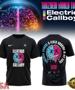 Electric Callboy Tanzneid World Tour 2026 Signed Limited Edition 3D Shirt, Trending Music 3D Tee Electric Callboy Tanzneid World Tour 2026 Signed Limited Edition 3D Shirt