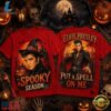 Elvis Presley Witch Hat And Vampire Cape Halloween 2026 3D Shirt , Music Fans Shirt Elvis Presley Witch Hat And Vampire Cape Halloween 2026 3D Shirt