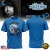 Eminem x Detroit Lions Signature Limited Edition Blue T Shirt , Trending Music 3D Tee Eminem X Detroit Lions Signature Limited Edition Blue T Shirt
